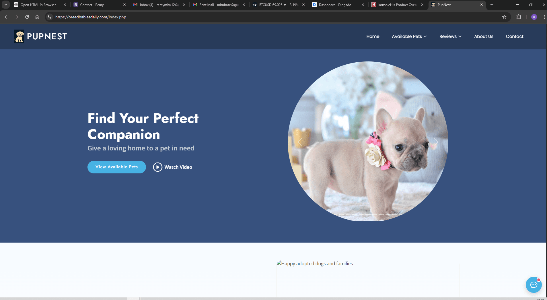 Business Website (Bootstrap)