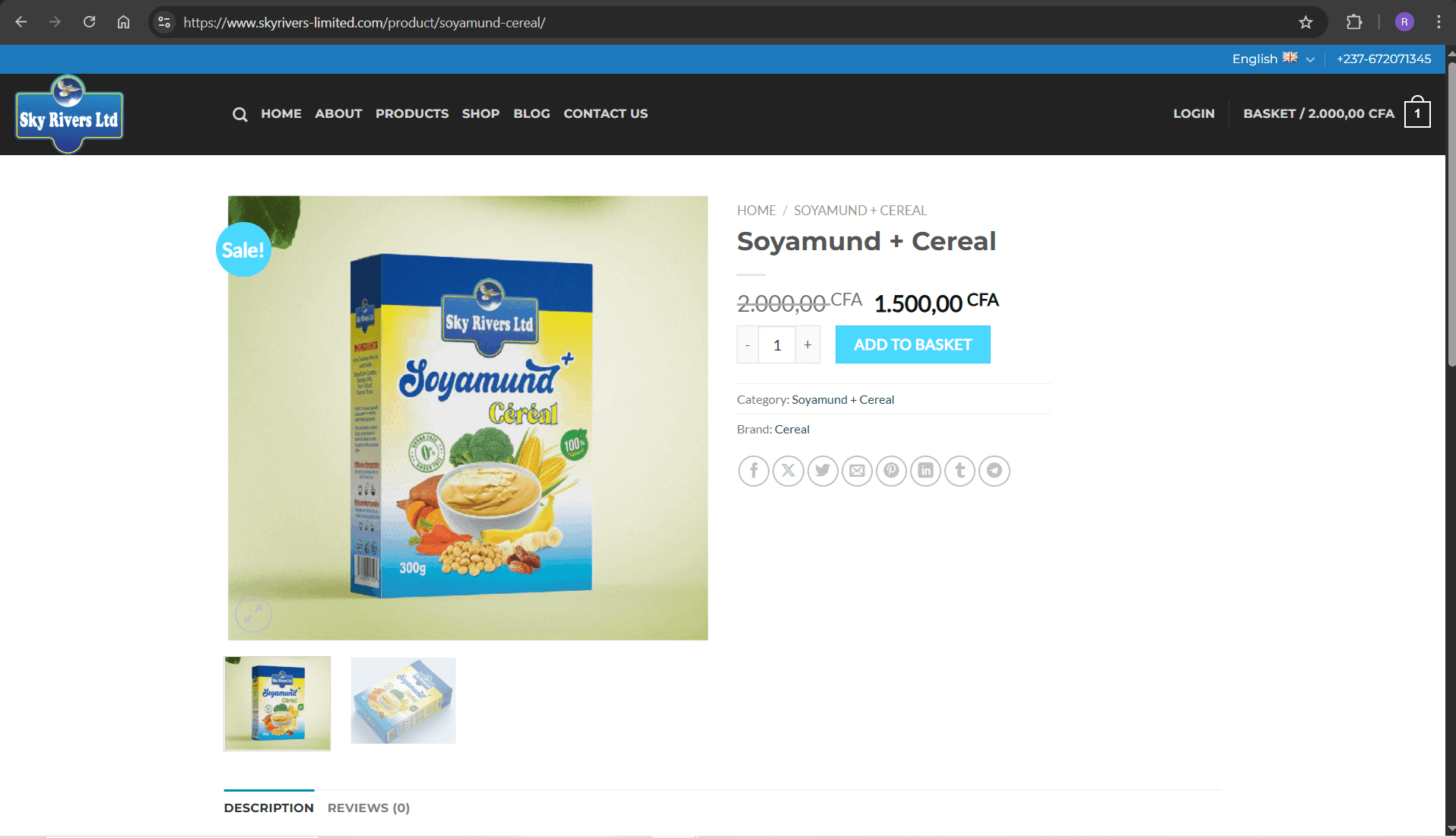 SkyRivers Limited (E-Commerce Shop)